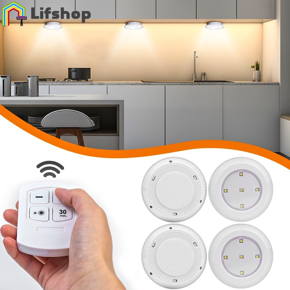 Đèn Led Gắn Tường Tiết Kiệm Năng Lượng 3W Điều Khiển Từ Xa Không Dây Thông Minh