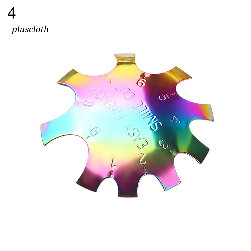 < Plusclothing > Đĩa Mẫu Trang Trí Móng Tay Nghệ Thuật Bằng Thép Không Gỉ