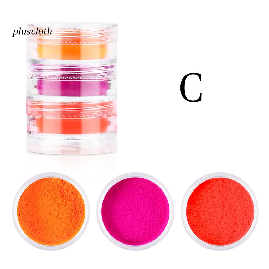 Bột Phosphor Dạ Quang Lâu Trôi Trang Trí Móng Cho Nữ