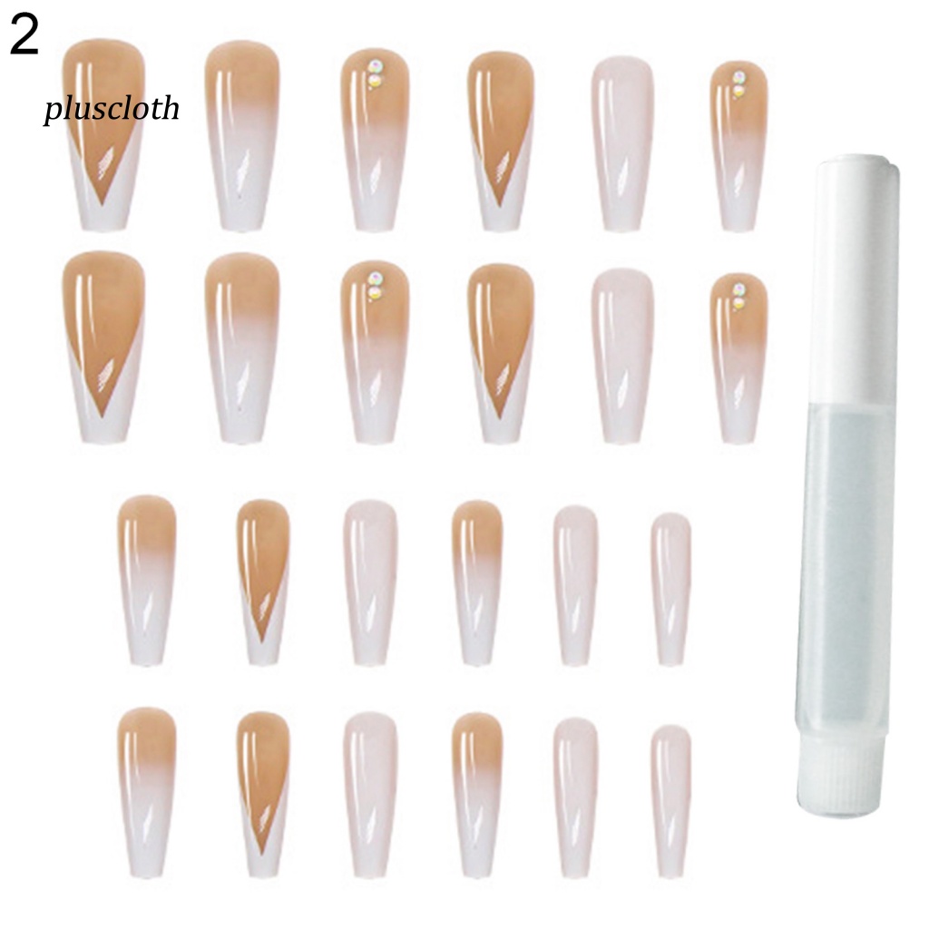 1 Bộ Móng Tay Giả Chống Lem Trang Trí Cho Nữ