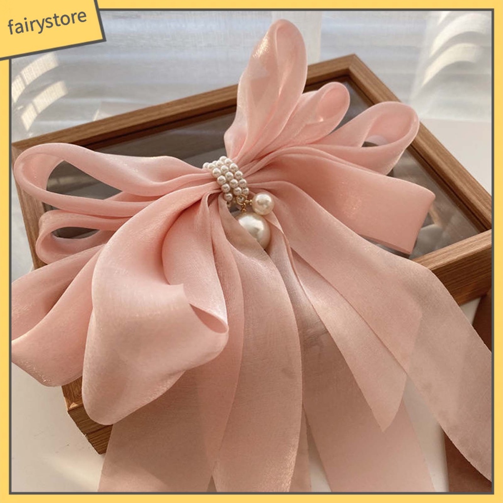 Kẹp Tóc Mềm Nhiều Lớp Chống Trượt Kiểu Dáng Ngọt Ngào Cho Nữ