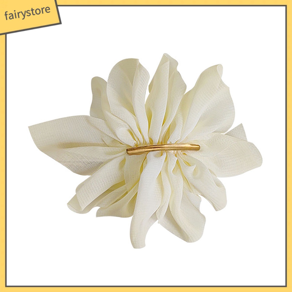 Kẹp Tóc Hình Hoa Lớn Không Trơn Cho Bé Gái