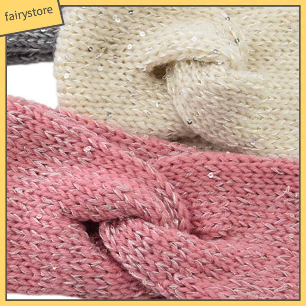 Băng Đô Dệt Kim Hai Lớp Ấm Áp Dùng Trang Trí Hàng Ngày