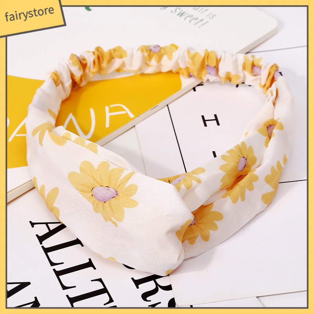 Set 10 Băng Đô Cài Tóc Co Giãn Họa Tiết Da Báo Phong Cách Hàn Quốc