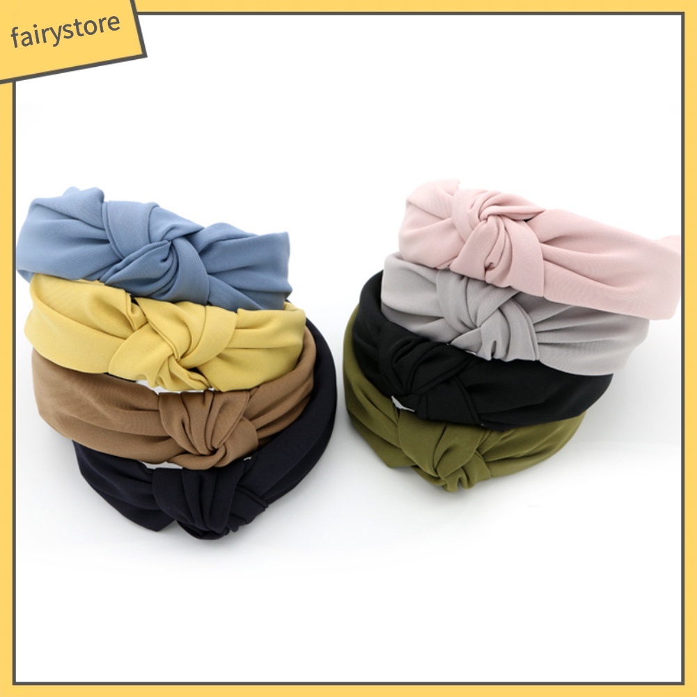 Băng Đô Thắt Nút Chéo Thời Trang Cho Nữ