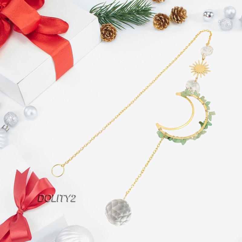 [Dolity2] Mặt Dây Chuyền Hiệu Ứng Cầu Vồng Trang Trí Phòng Khách Ban Công