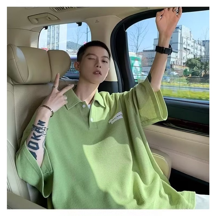 Áo Thun POLO Tay Ngắn Màu Trơn Phong Cách Thời Trang Mới Mùa Hè Cho Nam Giới