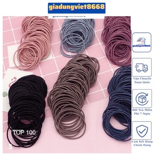Chun tóc 100 sợi túi zip ( hàng mix màu )