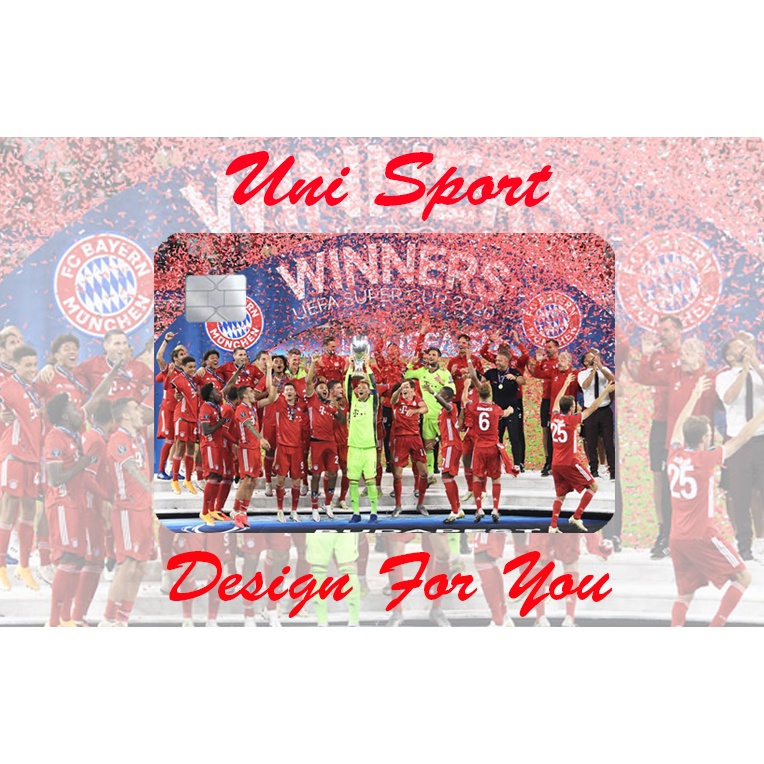 Miếng Dán thẻ ATM hình CLB Bayern Munich