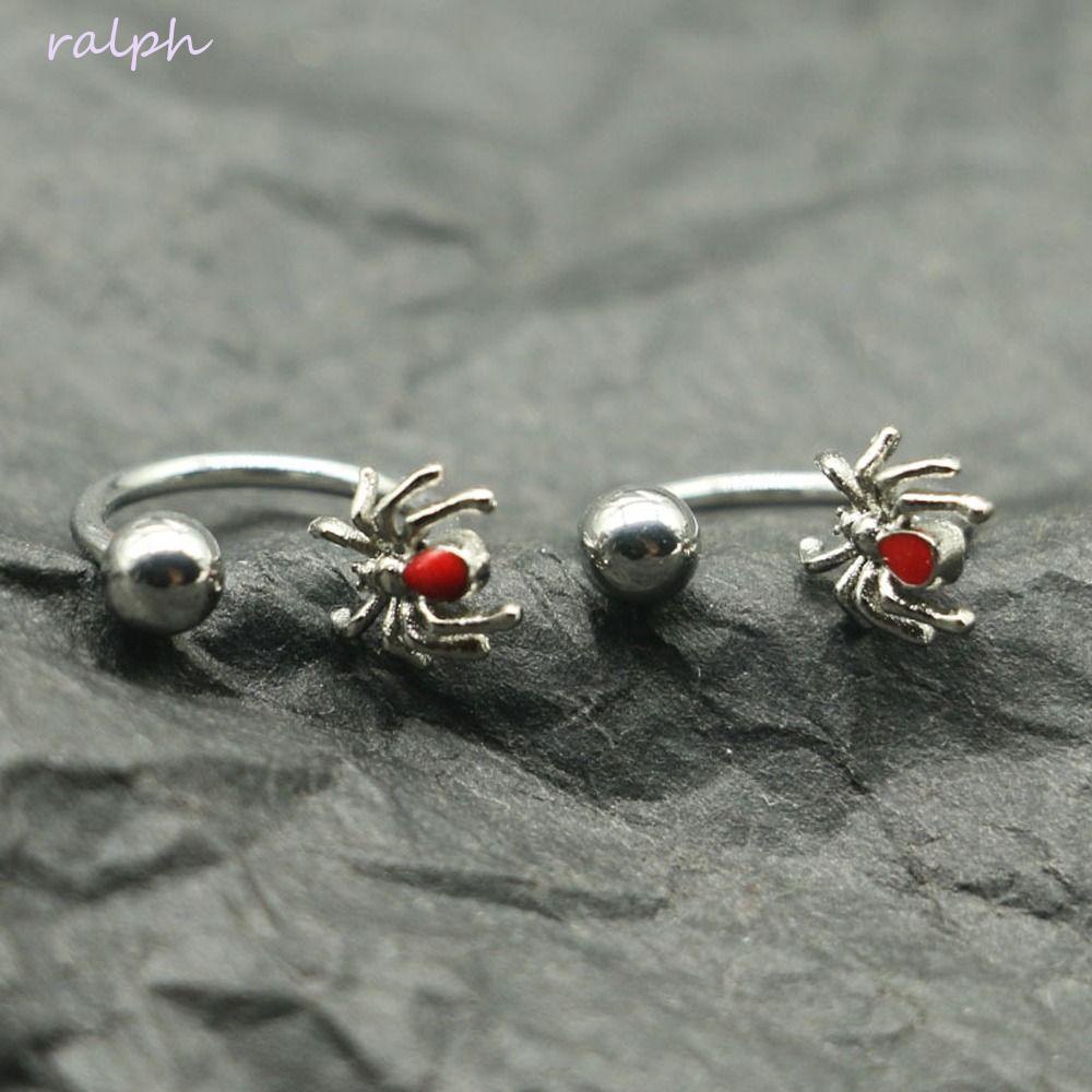 Son Môi Dạng Đinh Tán Chữ C Họa Tiết Bướm Thời Trang Cho Nữ|Khuyên Môi Bằng Thép Titan Phong Cách Hàn Quốc