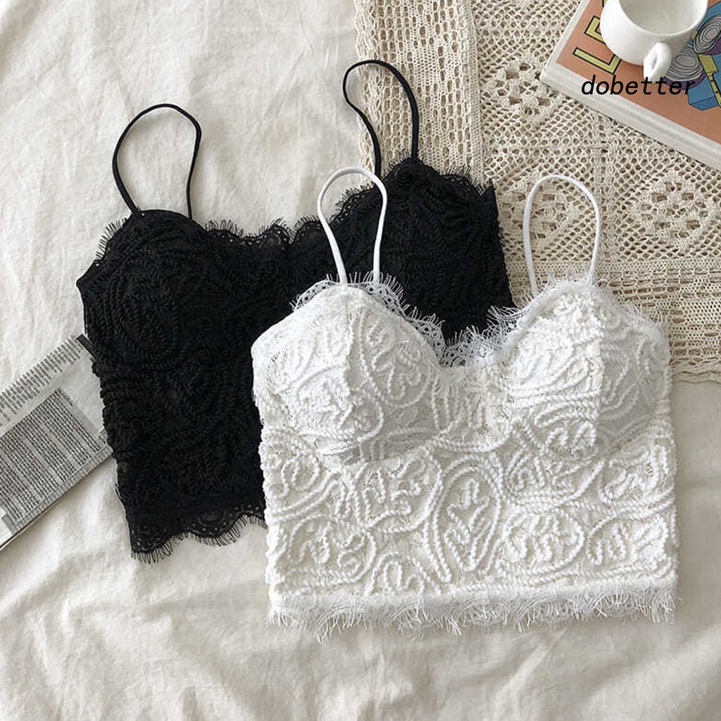 Áo Lót Crop Top Hai Dây Cổ Chữ V Màu Sắc Đơn Giản Cho Nữ