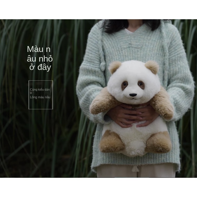 Gấu Trúc Nhồi Bông Cỡ Lớn Dễ Thương Dùng Làm Quà Tặng Sinh