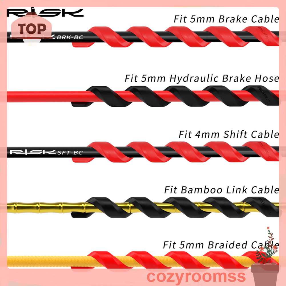 Set 5 Vỏ Cao Su Bảo Vệ Dây Phanh Xe Đạp