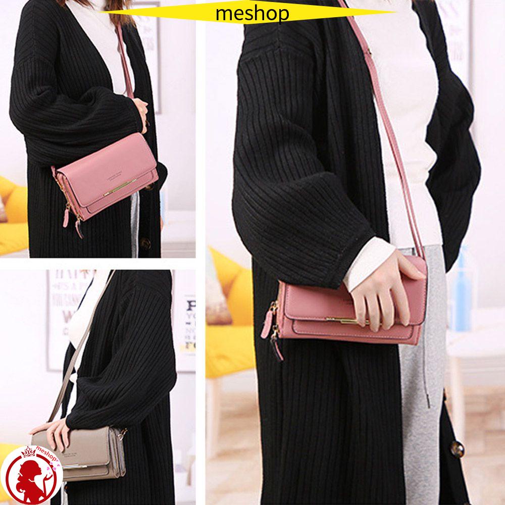 Túi Da PU Đeo Vai Đựng Điện Thoại Có Thể Tháo Rời