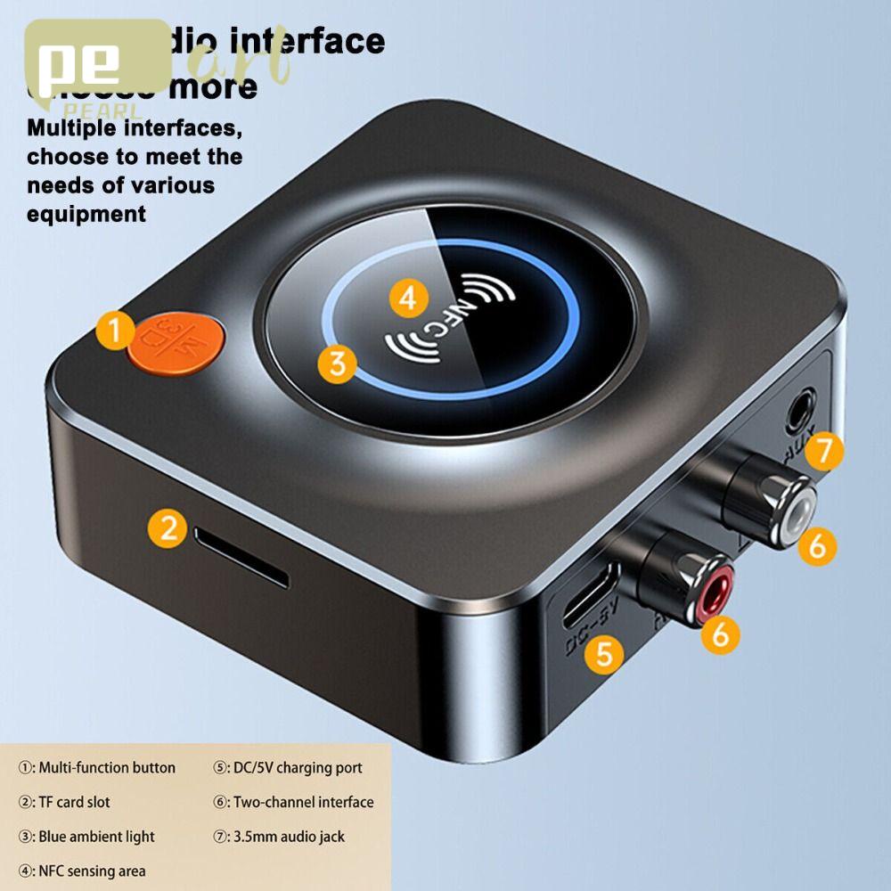 .Thiết Bị Nhận Tín Hiệu Âm Thanh Bluetooth 5.1 Giắc Cắm 3.5mm