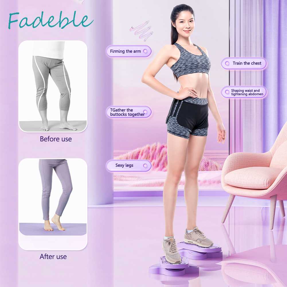 Đĩa Cân Bằng Dạng Đĩa Chia Eo Mát Xa Chân Dùng Luyện Tập Thể Hình