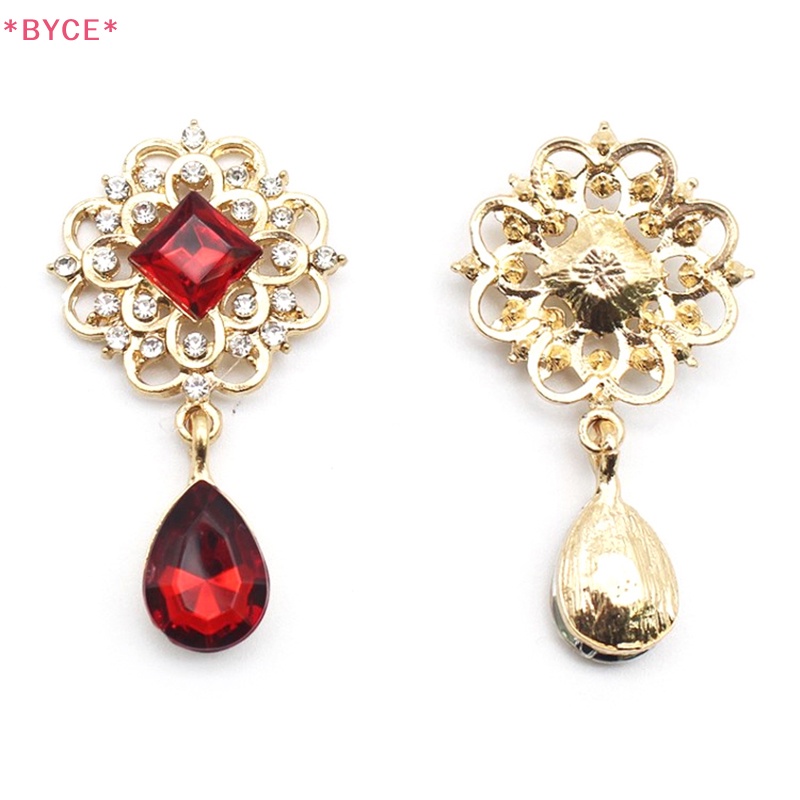 Nút Hộp Quà Bằng Hợp Kim Acrylic 25 * 45MM Trang Trí Đám Cưới Diy Mới