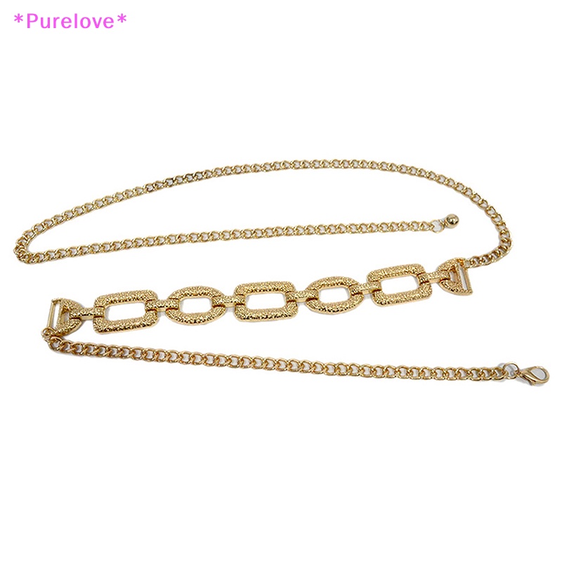 Thắt Lưng Dây Xích Kim Loại Thời Trang Mùa Hè Cho Nữ Mới