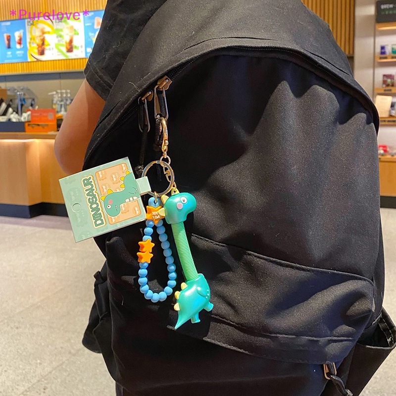 Móc Khóa Búp Bê Khủng Long Miệng Dài Đáng Yêu Dành Cho Nam Và Nữ Mới