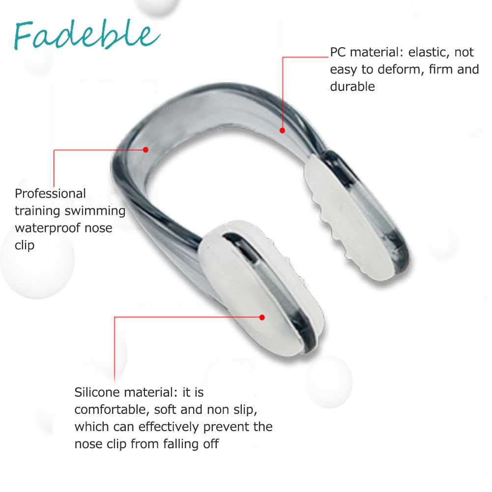 Kẹp Mũi Bằng Silicon Mềm Thoải Mái Tiện Dụng Khi Đi Bơi / Lướt Sóng