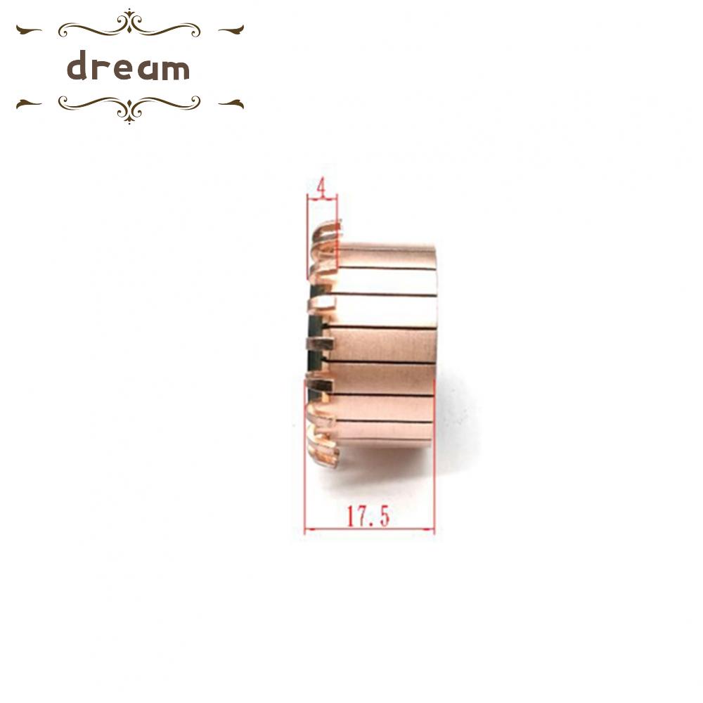 【DREAMLIFE】Universal Motor Commutator Car Commutator 8x30x17.5（17.5）Mm Copper Hook Type