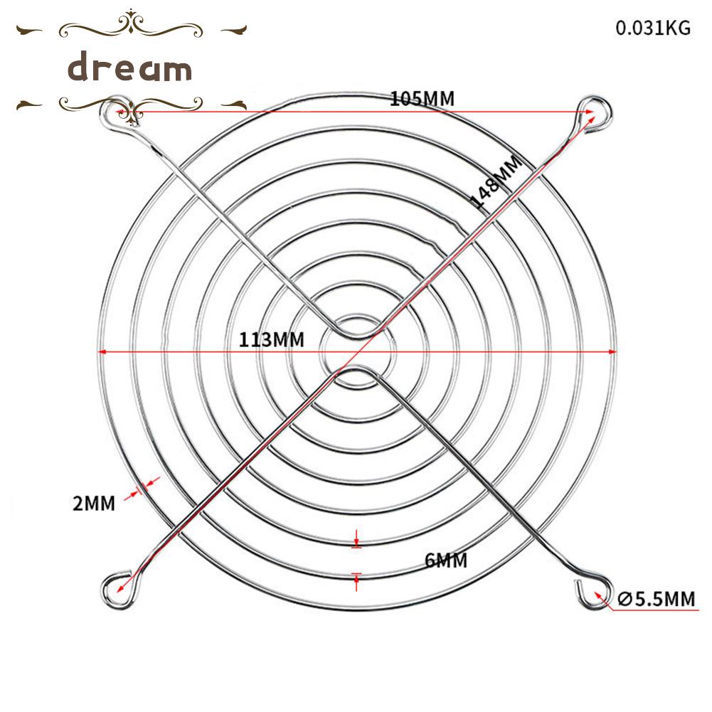 【DREAMLIFE】Fan Guard Metal Multiple Sizes Protective 8010 8015 8020 8025 9025 9225