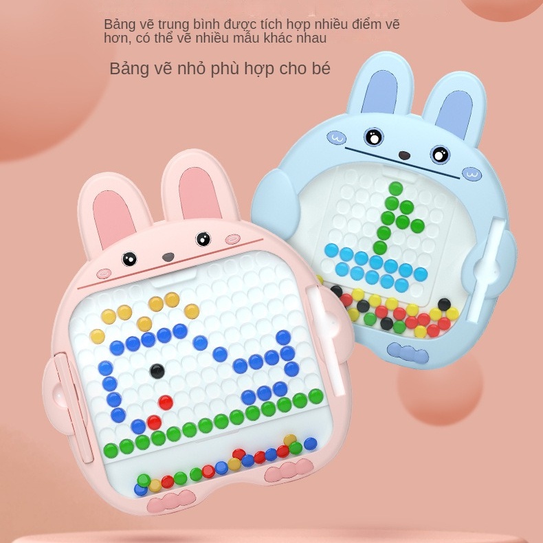 Bảng Vẽ Xếp Hình Nam Châm Nhiều Màu Sắc Vui Nhộn Cho Bé