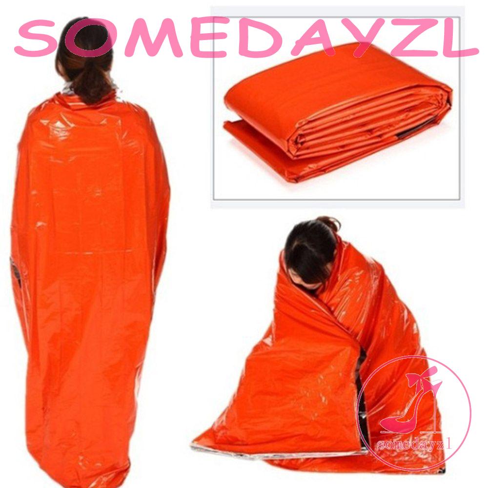 Túi Ngủ Cắm Trại Chống Gió Bằng Lá Nhôm Nhỏ Gọn Tiện Lợi