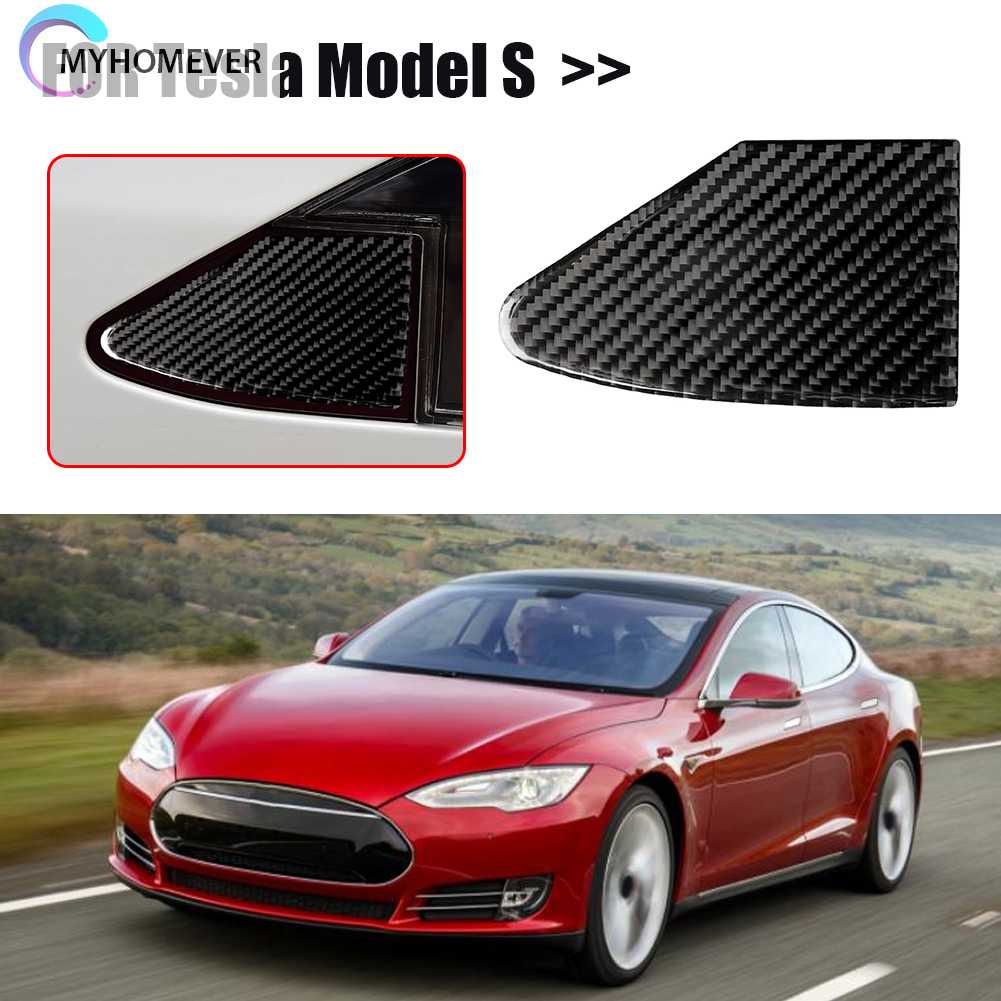 Miếng Dán Cổng Sạc Bằng Sợi Carbon Cho Tesla Model S