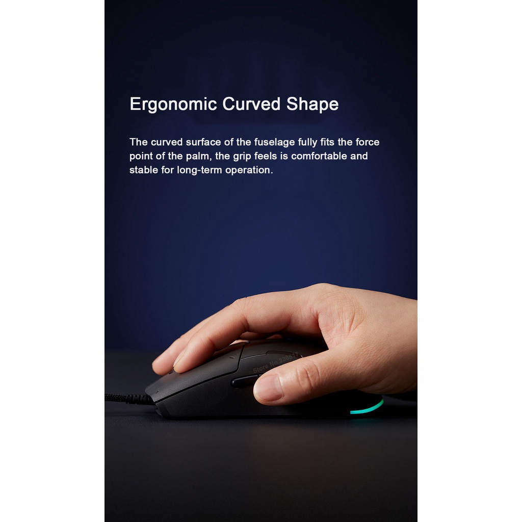 Chuột Máy Tính Xiaomi Lite 220 Ips 400 Đến 6200 Dpi 80 Triệu Tùy Chỉnh