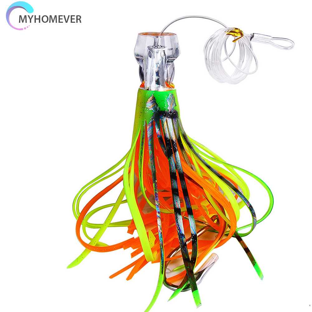 Mồi Câu Cá Giả Hình Bạch Tuộc Mềm Mại 22cm 100g