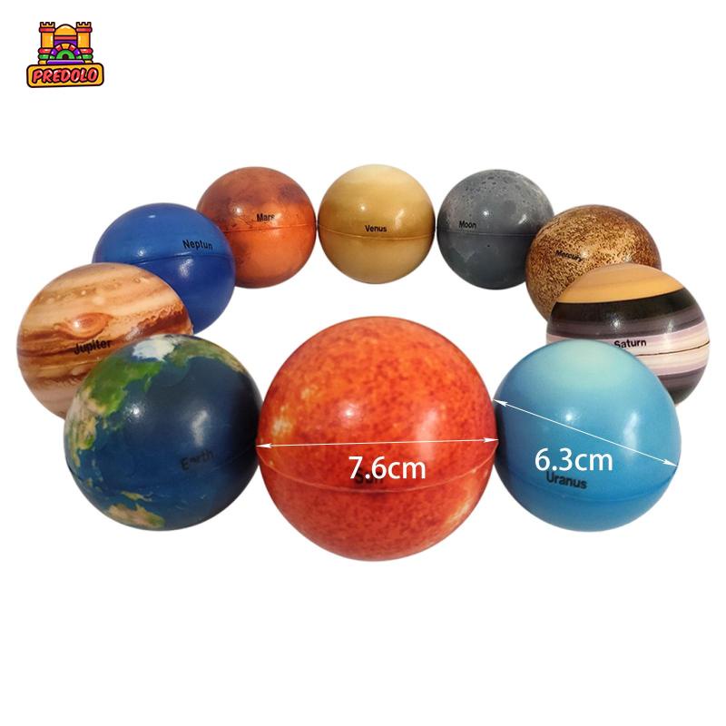 Predolo  Set 10 Hệ Mặt Trời Hình Hành Tinh Dải Ngân Hà Trang Trí Bàn Tiệc Cho Bé