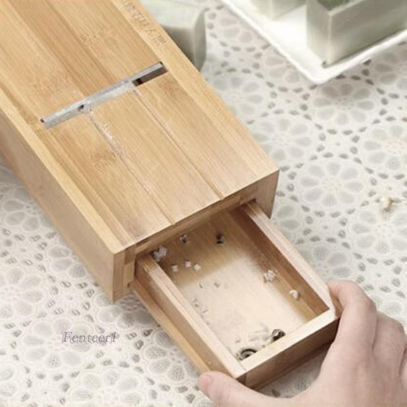 [Fenteer1] Hộp Gỗ Cắt Xà Phòng / Nến / Sô Cô La DIY