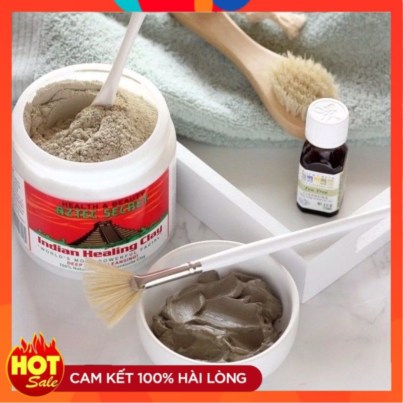 Combo Mặt nạ đất sét núi lửa Aztec, Dấm táo. Hỗ trợ làm sạch da, giảm mụn, đẩy mụn ẩn - Small Family