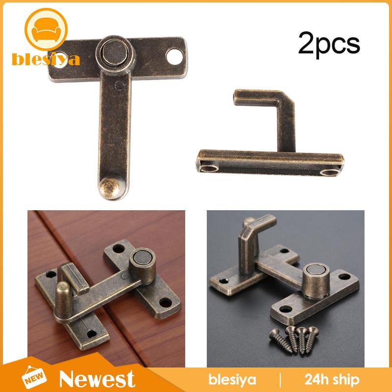 [Blesiya] Bộ Khóa Cửa Trượt Phong Cách Cổ Điển Cho Cổng Ra Ngoài