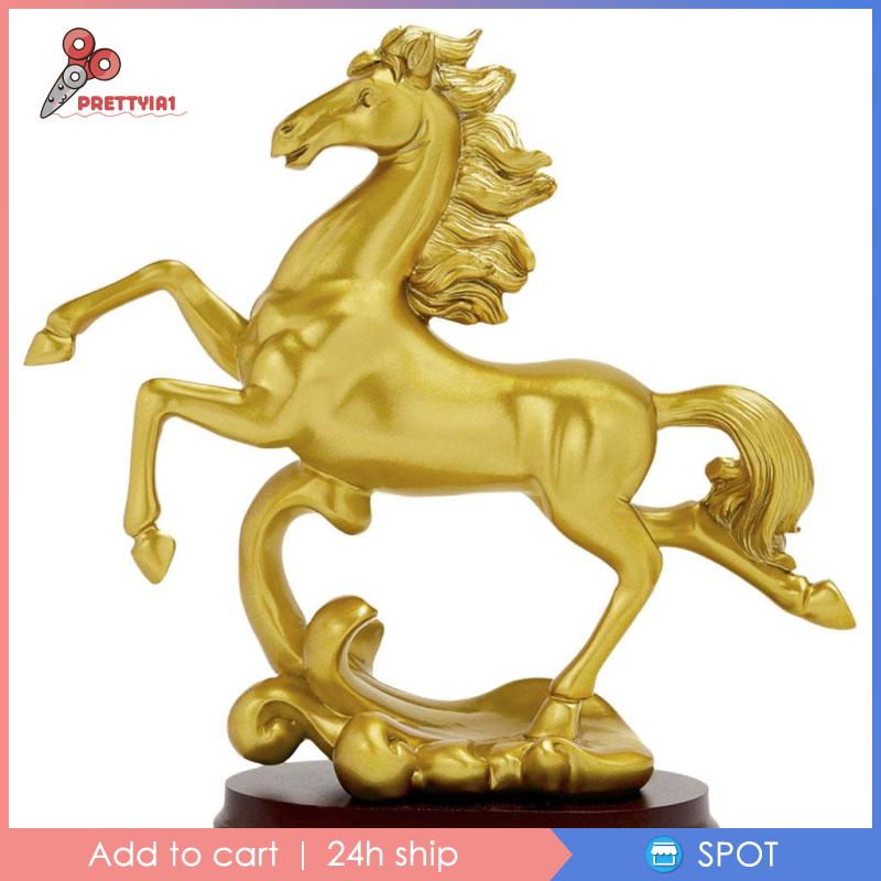 [Prettyia1] Tượng Ngựa Trang Trí Để Bàn Cửa Hàng
