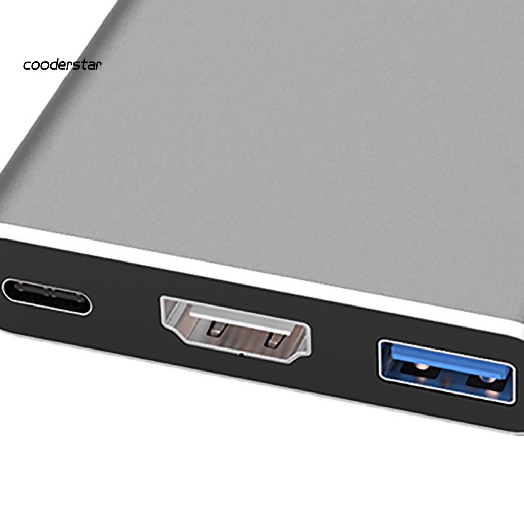 Cáp Chuyển Đổi 3 Trong 1 Cổng Usb 3.1 Type-C Sang Usb 3.0 HDMI Type-C Tốc Độ Cao