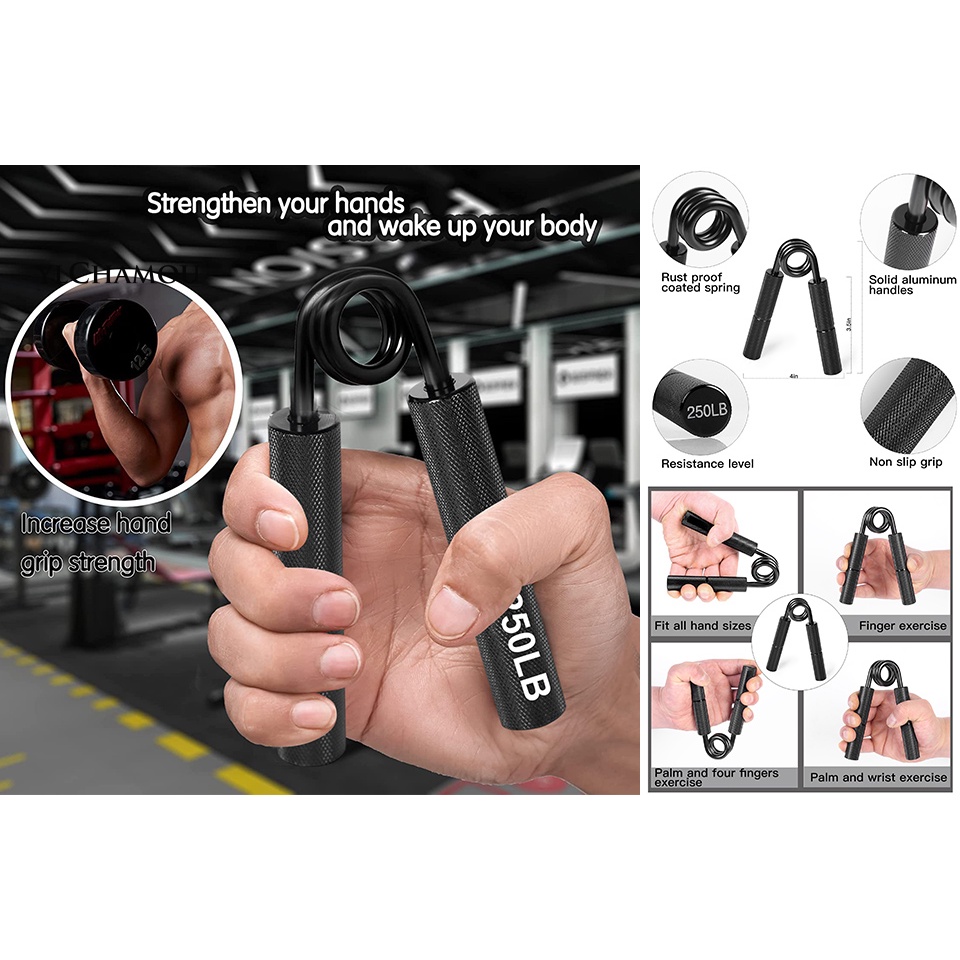 Ylchamou Dụng Cụ Luyện Tập Cơ Ngón Tay Trọng Lượng Nhẹ Thoải Mái Cho Nữ