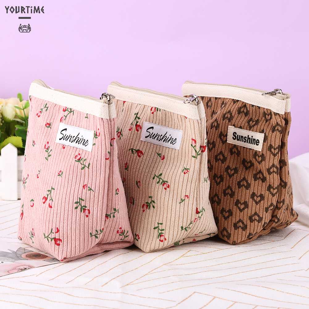 Túi Nhung Đựng Cọ Trang Điểm Gọn Nhẹ Cho Nữ