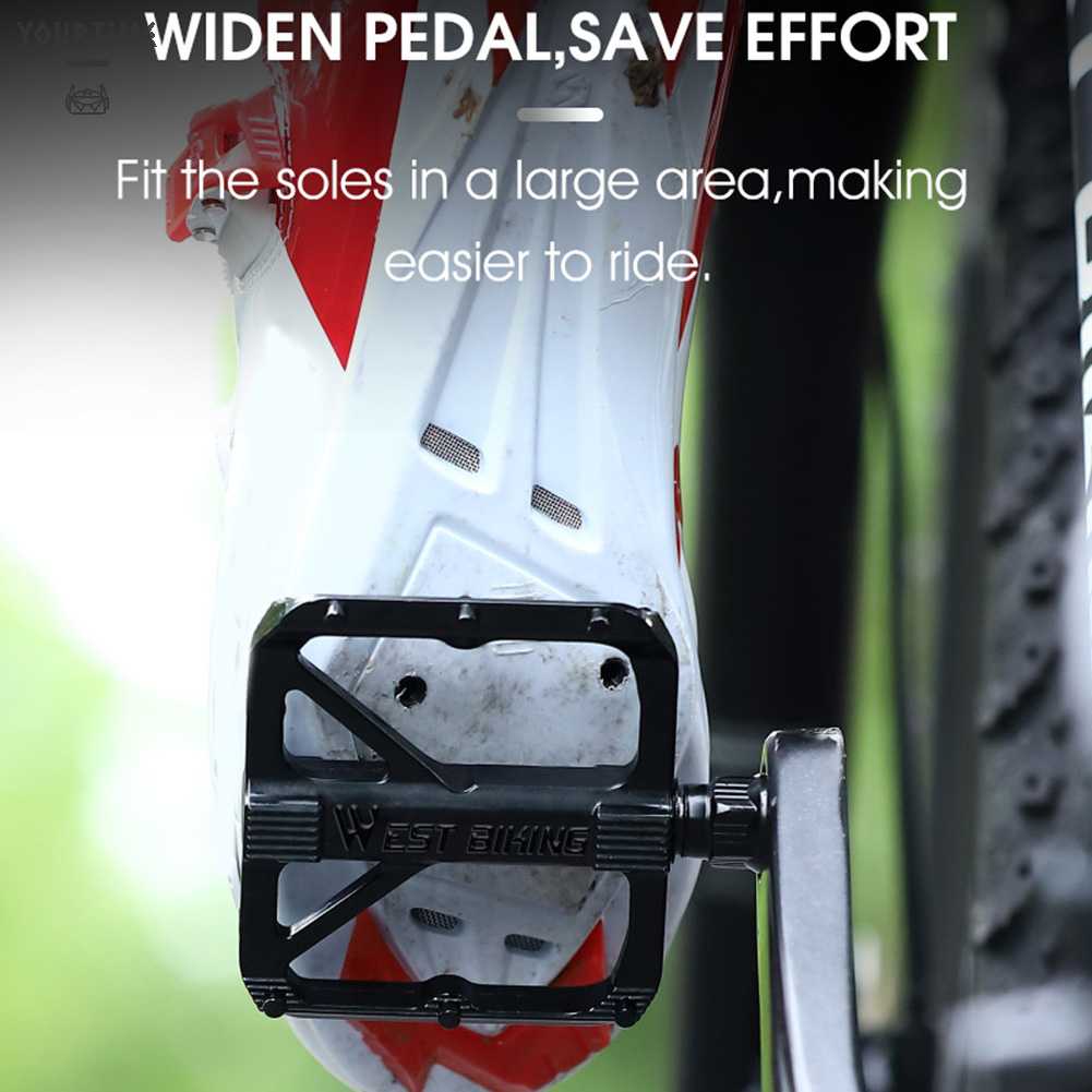 Bàn Đạp Chống Trượt Bằng Hợp Kim Nhôm Chất Lượng Cao Dành Cho Xe Đạp