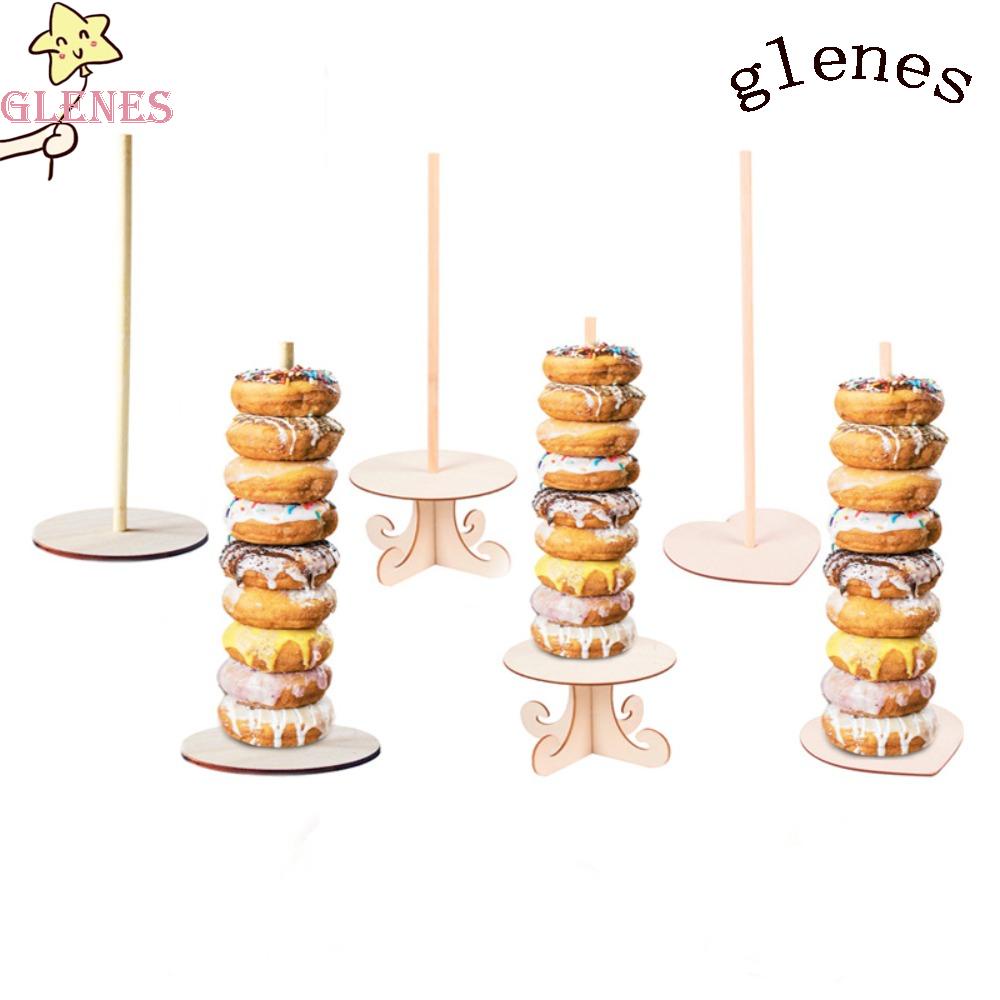 Giá Đỡ Bánh Donut Trái Tim Tự Nhiên DIY Thiết Thực Dành Cho Tiệc Sinh Nhật