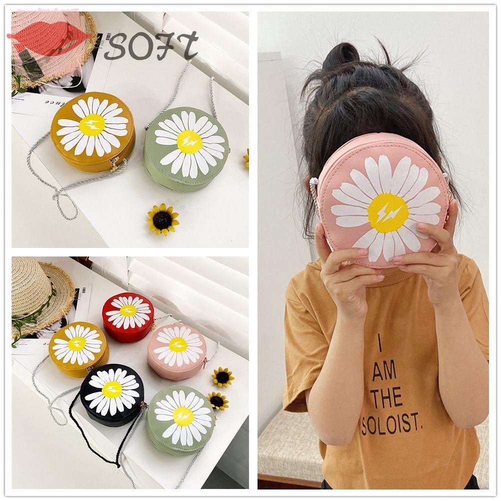 Túi Đeo Vai Mini Hình Hoa Cúc Dễ Thương Dành Cho Trẻ Em