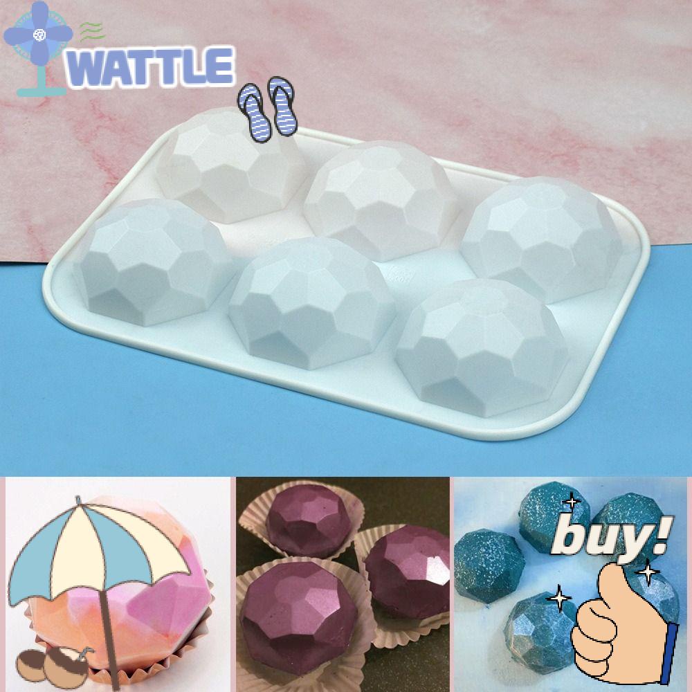 Hình 3D WTTLE WTTLE|Dụng Cụ Làm Bánh Cupcake / Chocolate 6 Ngăn