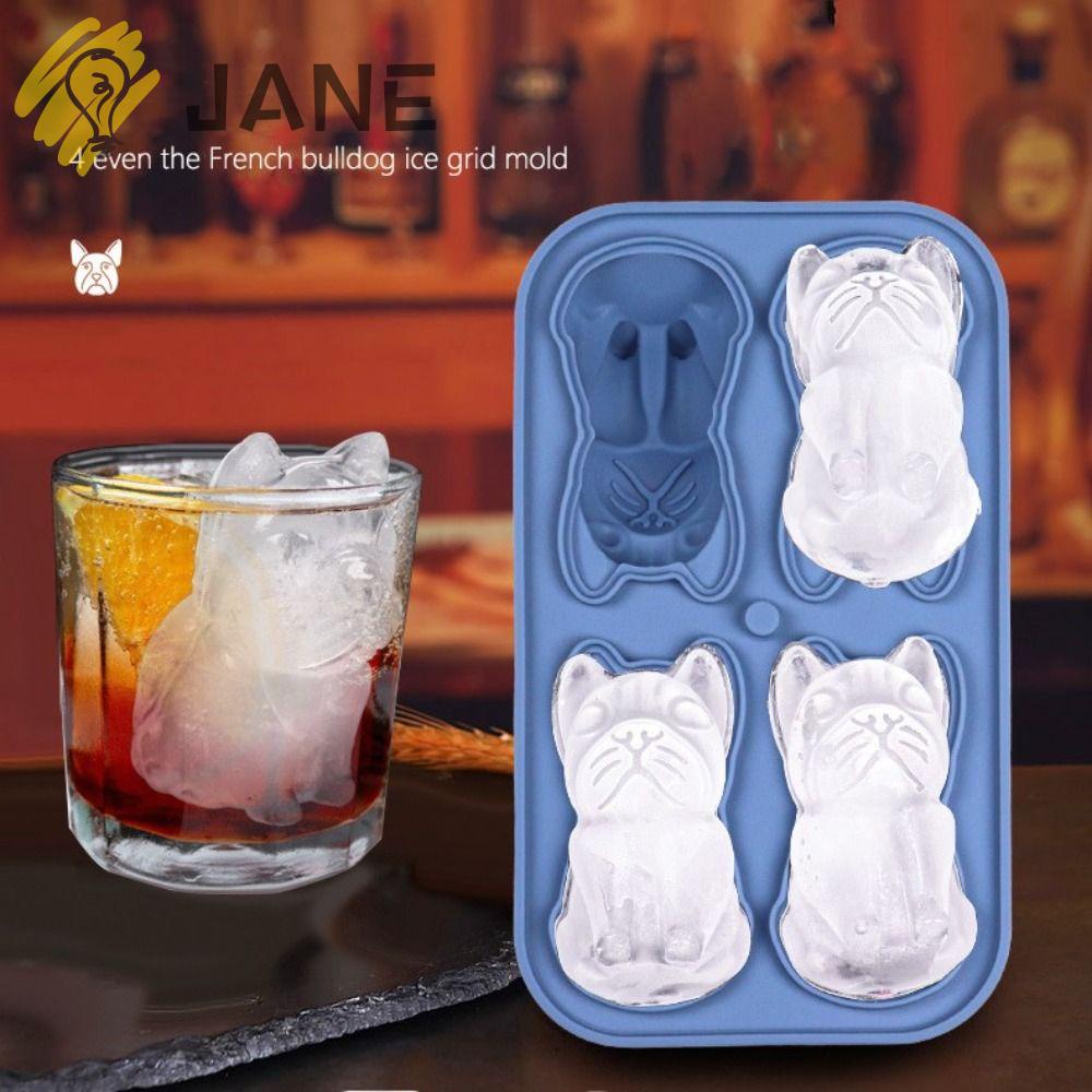 Khuôn Silicone Làm Đá Hình Chó Bull 3D DIY