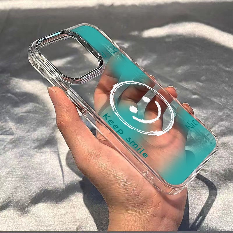 ✅Ốp Điện Thoại Mềm Chống Sốc Họa Tiết Mặt Cười Đơn Giản Cho Apple maxiPhone12 118 / plus71314pro