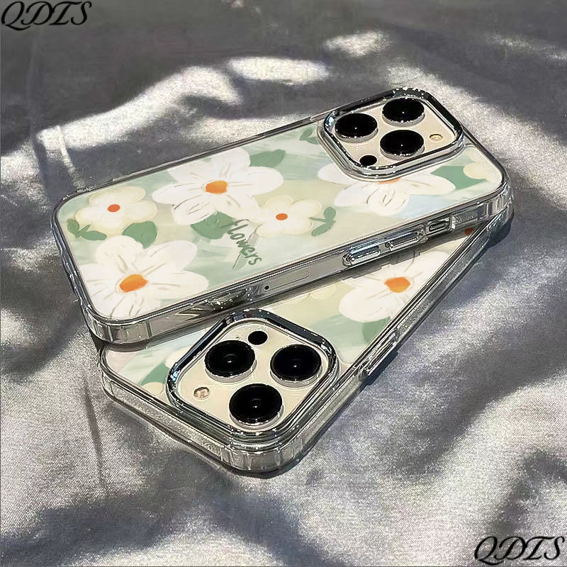 ✅Ốp Điện Thoại Dẻo Họa Tiết Hoa Cúc Đơn Giản Thời Trang Chống Sốc Cho iPhone12plus8 714pro / 13 max TLD7 11