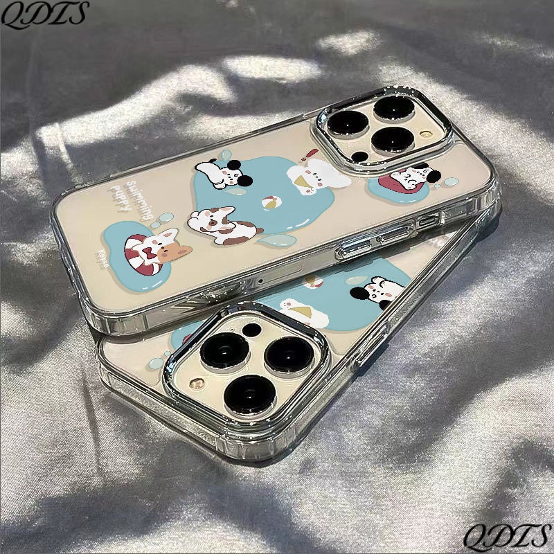 ✅Ốp Điện Thoại Dẻo Họa Tiết Chú Chó Dễ Thương Chống Sốc / Thấm Nước Cho iPhone12 plus 13 max14pro8 5CBD 11 7 Play