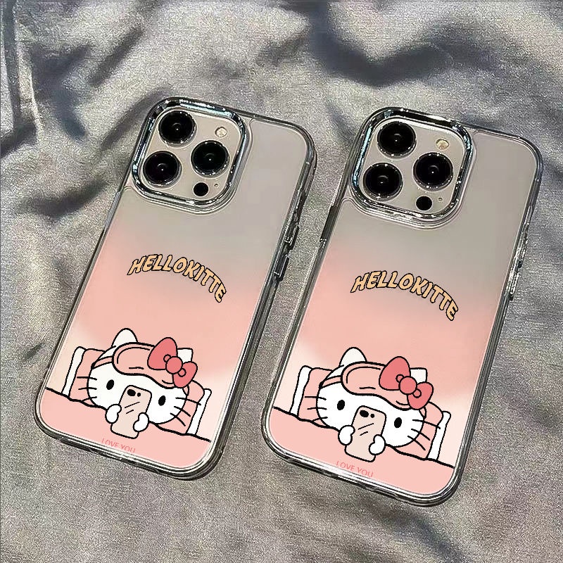 ✅Ốp Điện Thoại Mềm Hình Mắt Mèo Chống Sốc 7In Cho iPhone1214promax 11KT 138 / GO2P