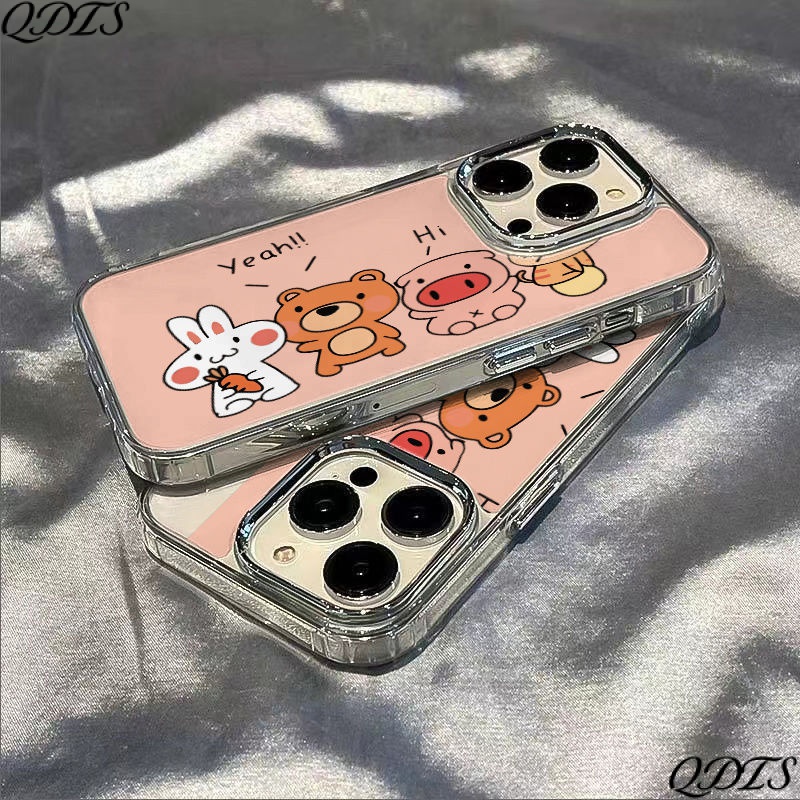 ✅Ốp Điện Thoại Mềm Chống Sốc In Hình Động Vật Đơn Giản Cho Iphone 13 814pro 7iPhone1211 / maxplus