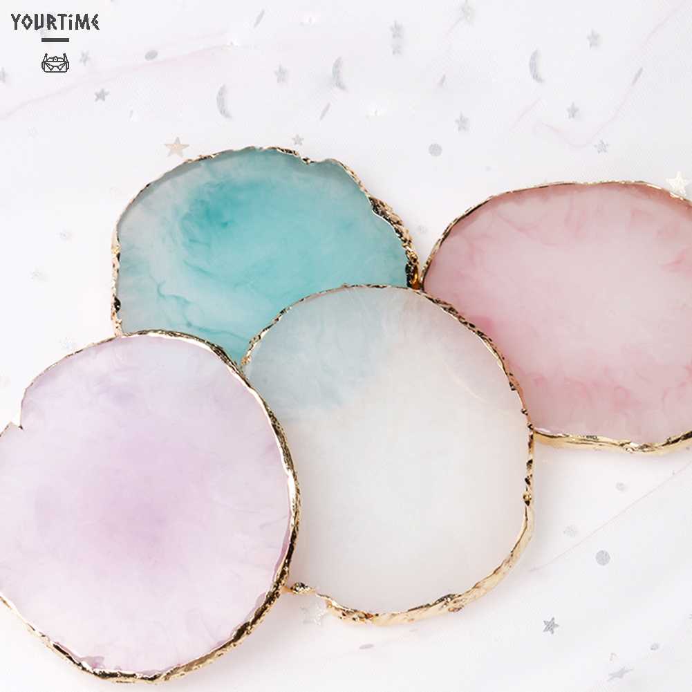 Giá Đỡ Bảng Màu Sơn Móng Tay Mã Não Resin Tự Nhiên